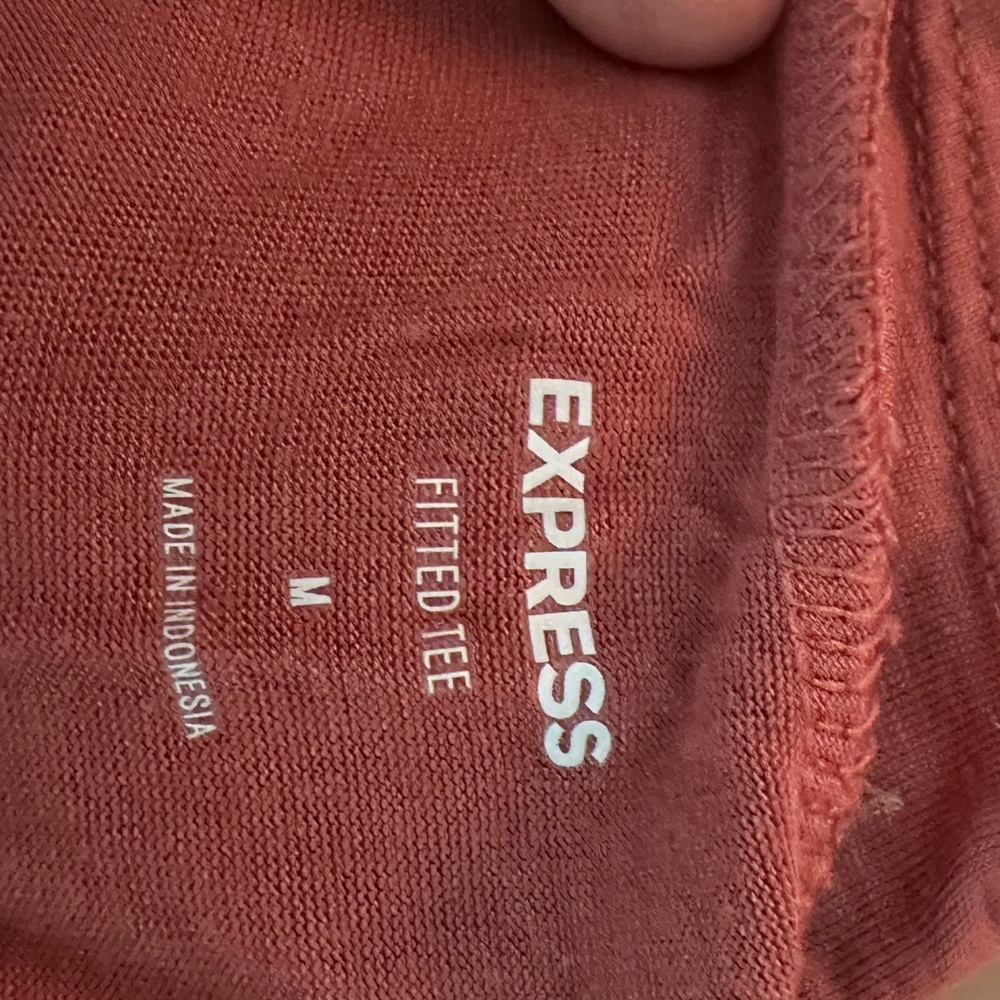 Red soft and tight fit shirt